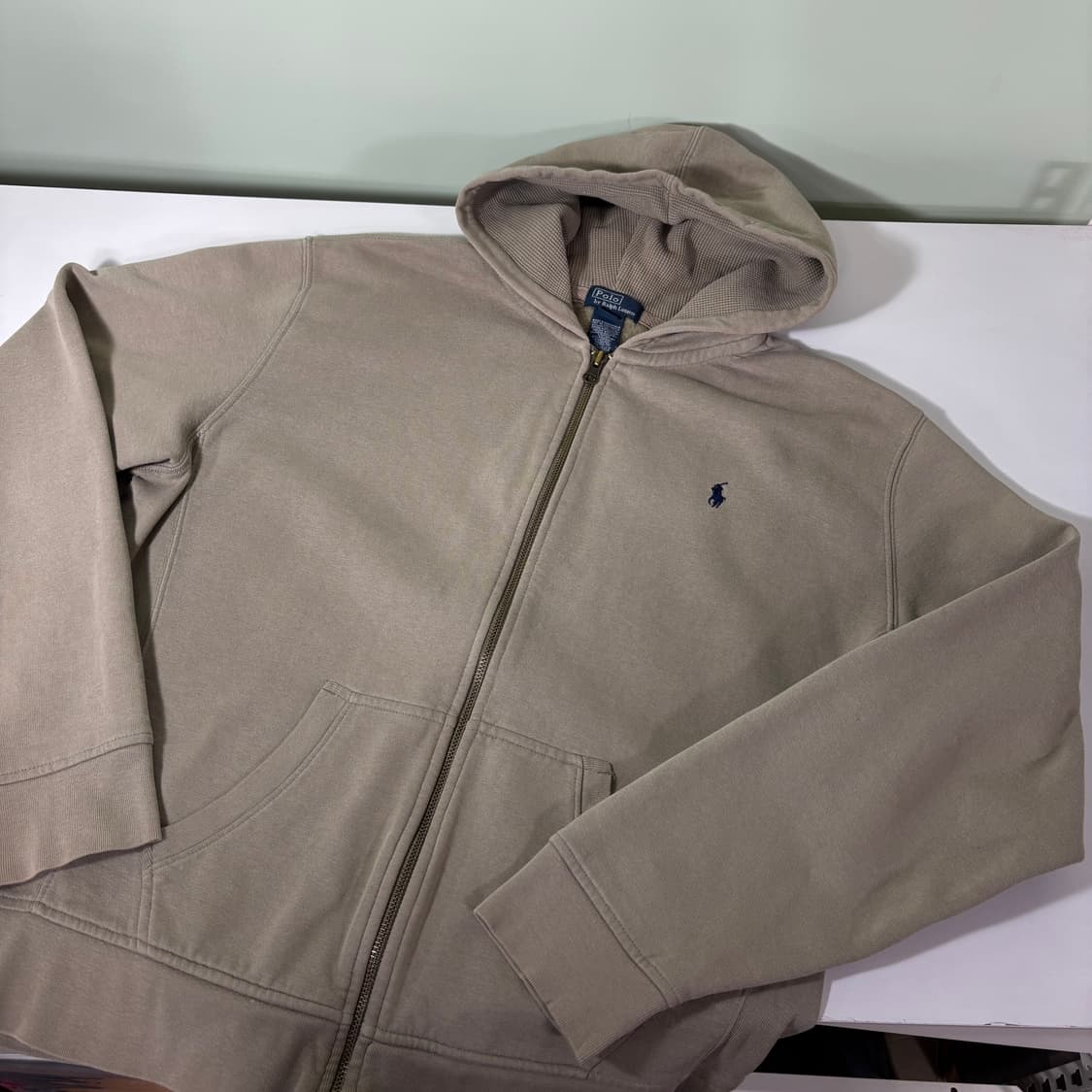 95 폴로 랄프로렌 베이지 후드집업 상품이미지1