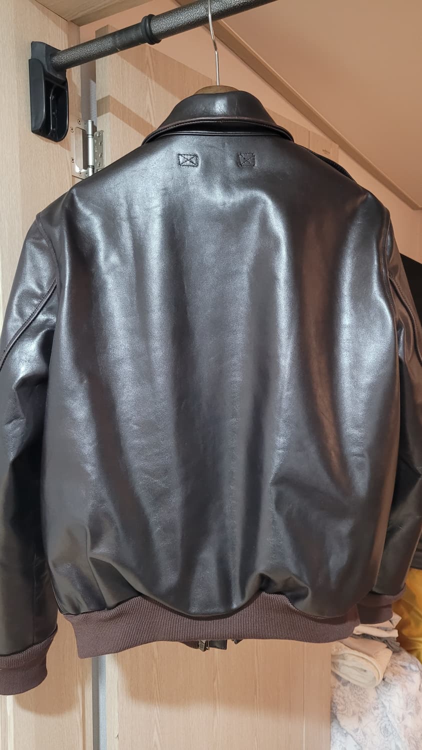 Veluokldly말가죽자켓A2차심 상품이미지2