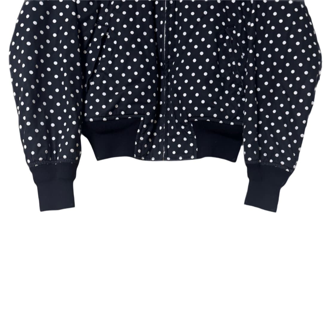 블랙 꼼데가르송 폴카도트 블루종 상품이미지3