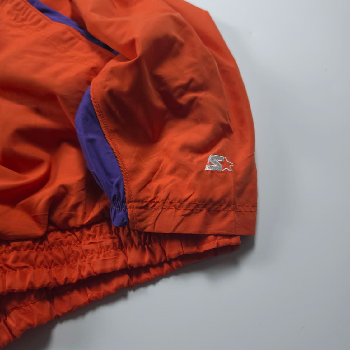 90s 스타터 클렘슨 컬리지 바시티 웜업 상품이미지5