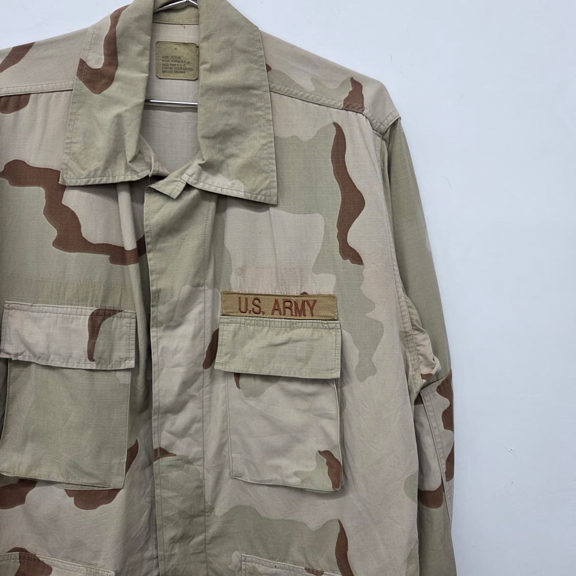 US ARMY 사막 패턴 야상 자켓 남XL 상품이미지3