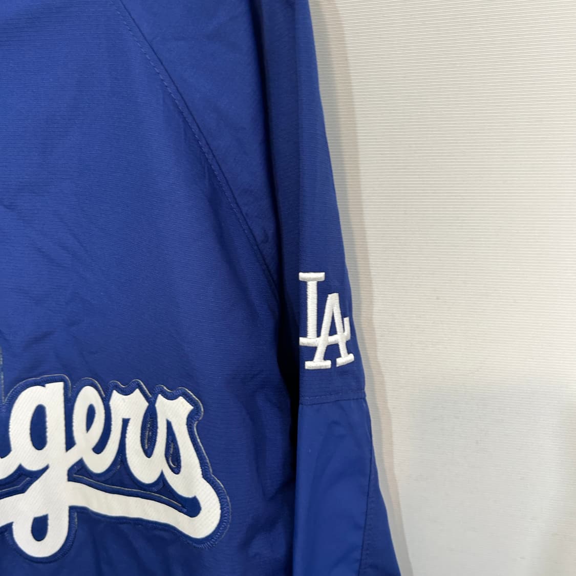 마제스틱 다저스 자켓 웜업 반집업 L  상품이미지3