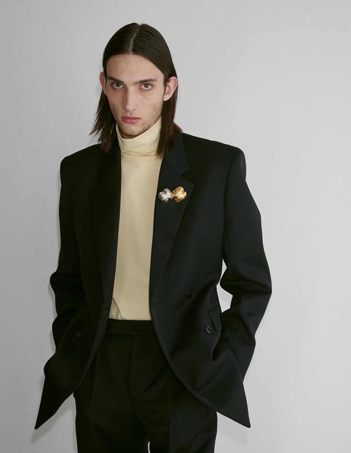 [새상품] 24FW 렉토 듄 아워글래스 울 블랜드 자켓 블랙 상품이미지6