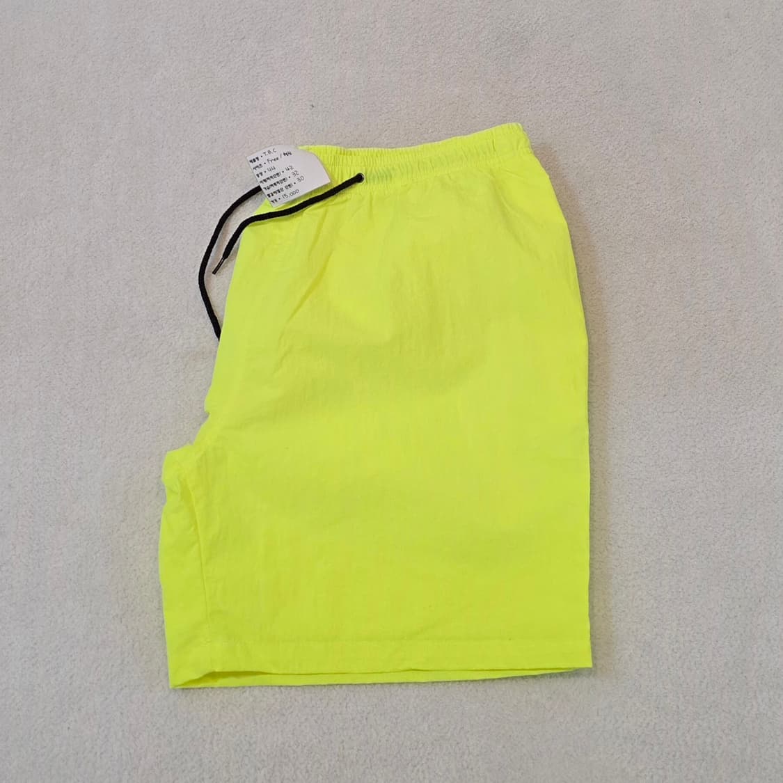 T.B.C 무지 형광 나일론 츄리닝 반바지 상품이미지3