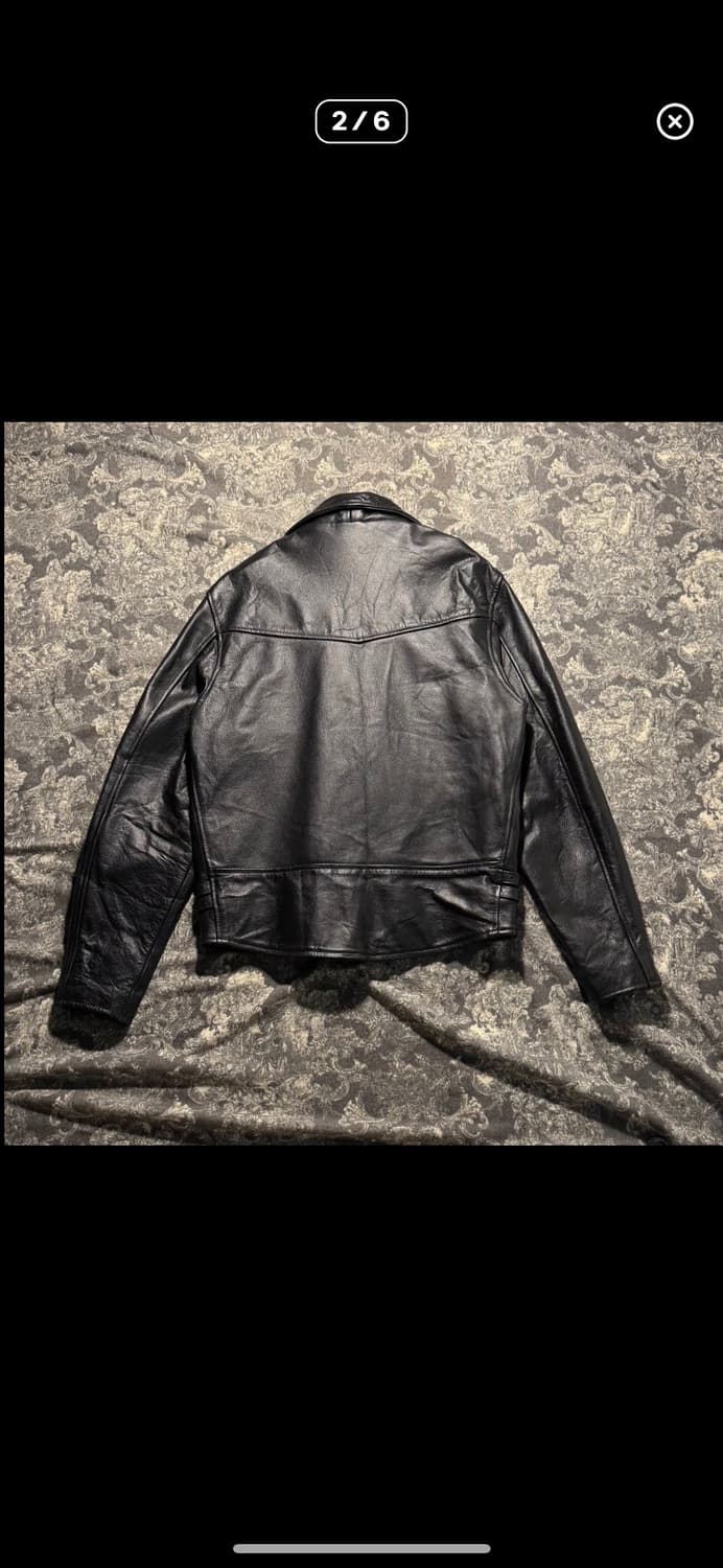 buffalo-skin biker jacket 상품이미지3