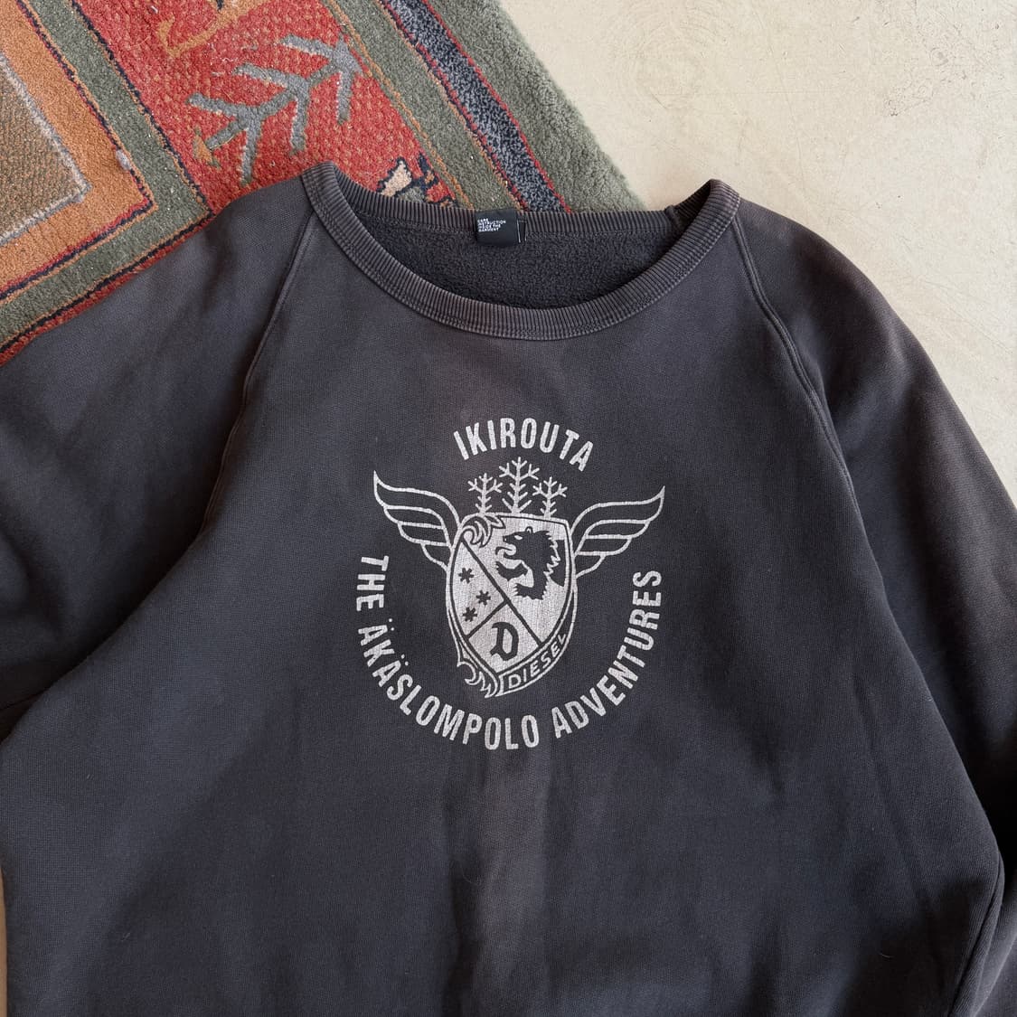 디젤 페이디드 크루넥 스웻셔츠 상품이미지3