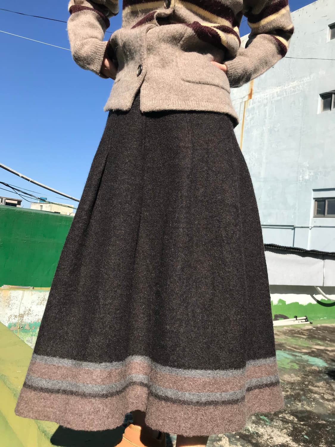 난로 옆 스커트  상품이미지1