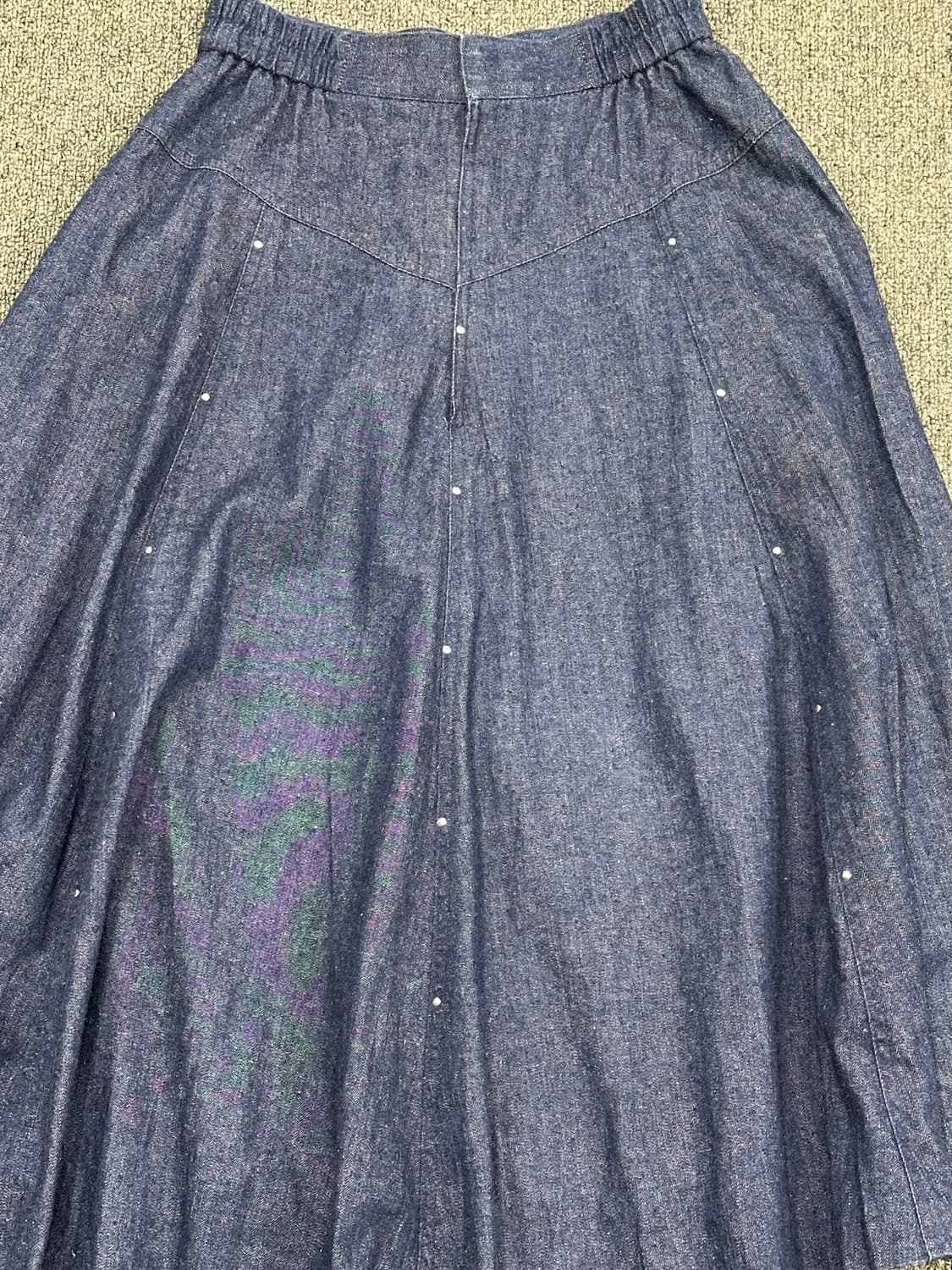 77)Japanese vintage 핀턱 플레어 스커트 상품이미지5