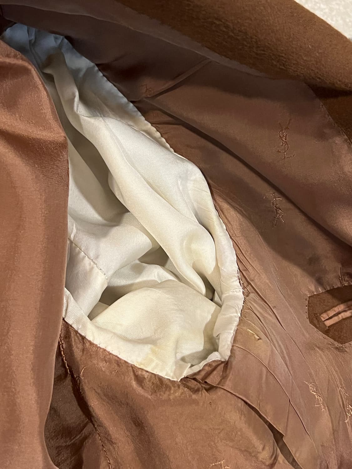 [100] 80s 입생로랑 캐시미어 자켓 상품이미지4