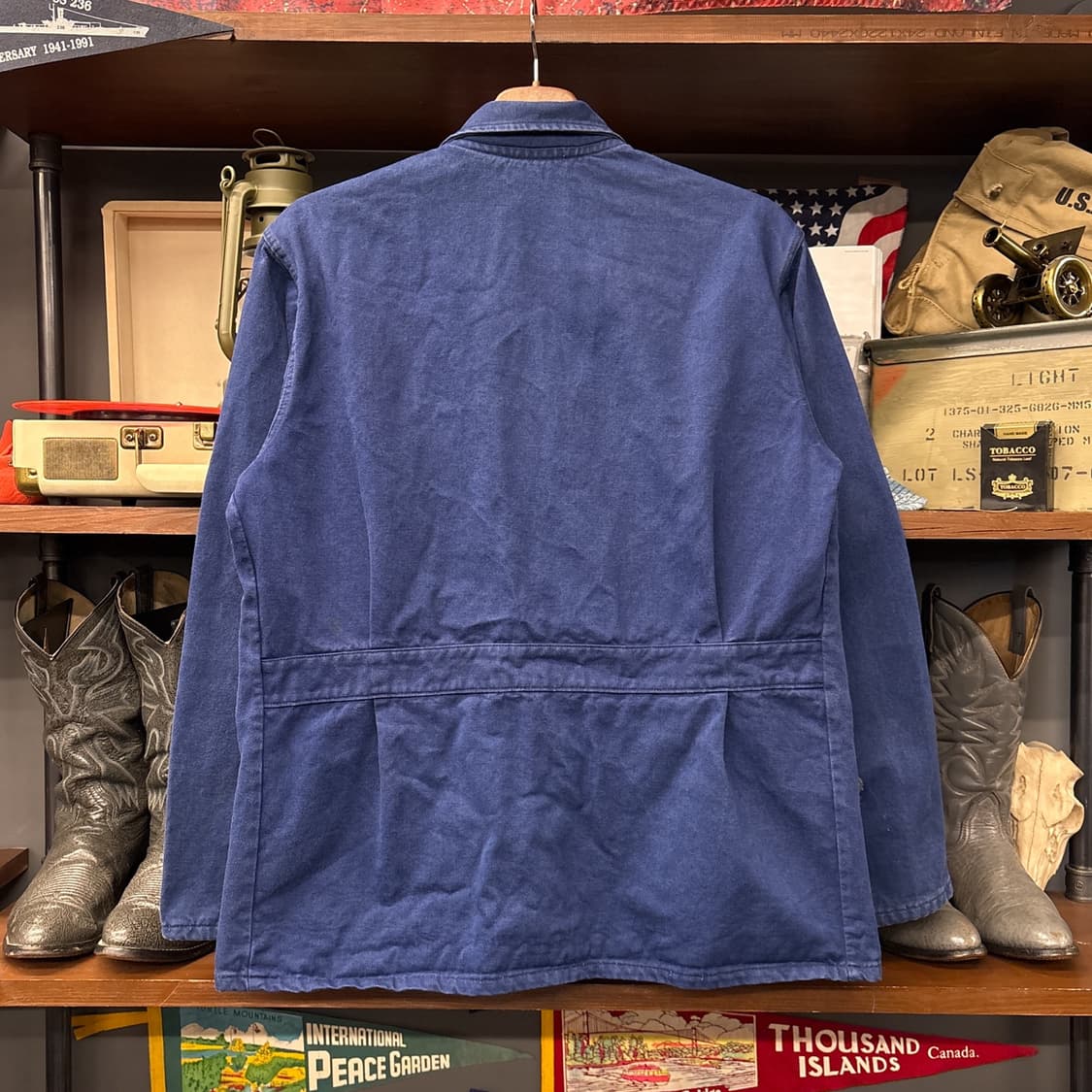 60~70s 퍼티그 포켓 프렌치 워크자켓 / 초어자켓 이태리생산 N976 상품이미지2
