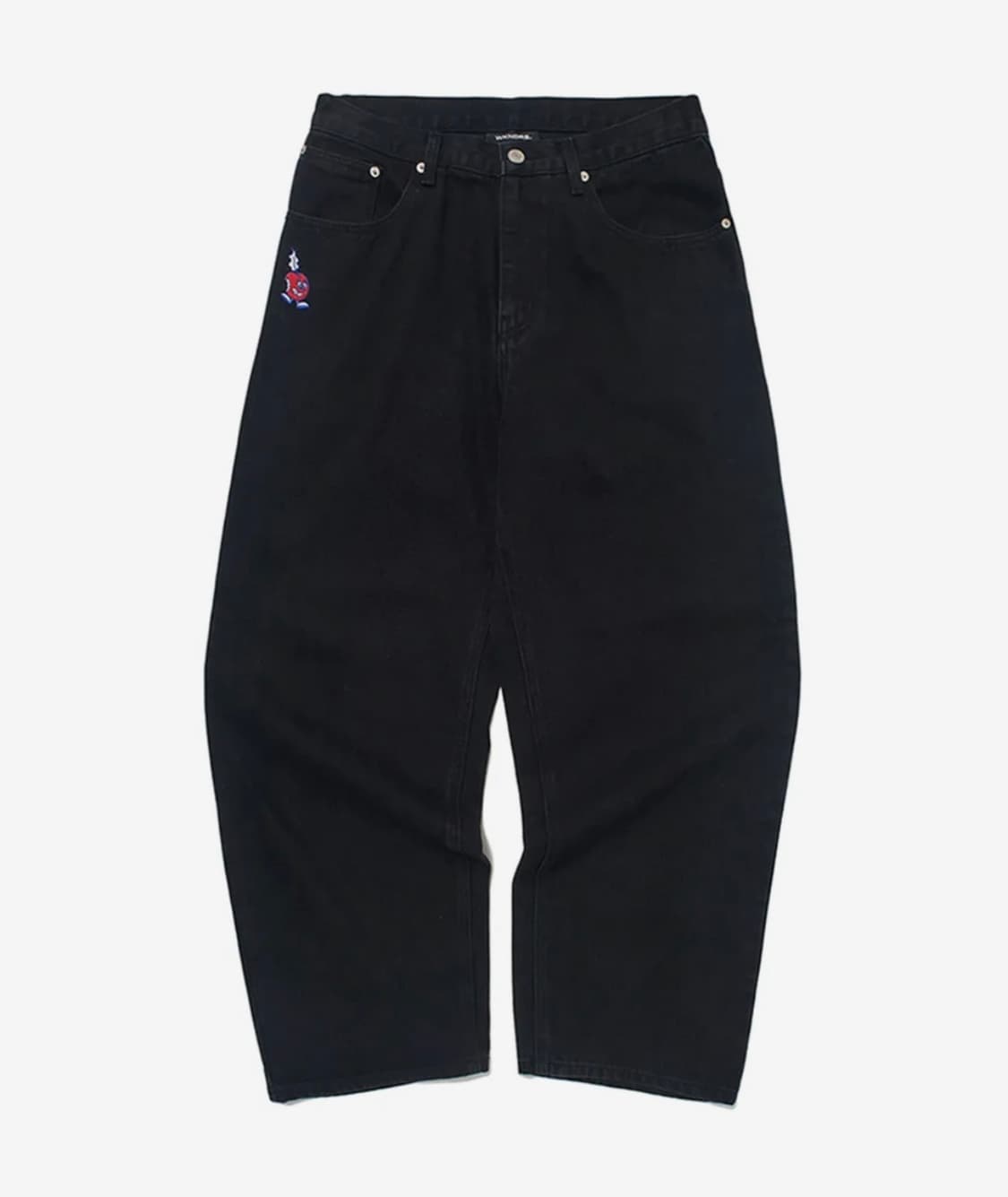 위캔더스 APPLE DENIM PANTS (BLACK) 상품이미지1