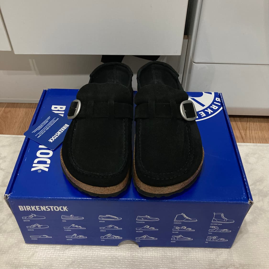 (새상품)버켄스탁 버클리 스웨이드 블랙 상품이미지1