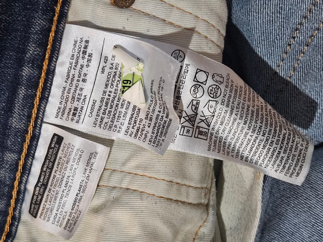 LEVI'S 리바이스 502 워싱 데님 팬츠 상품이미지6