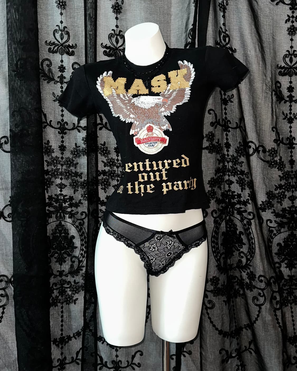 Rock chic short-sleeve 상품이미지1