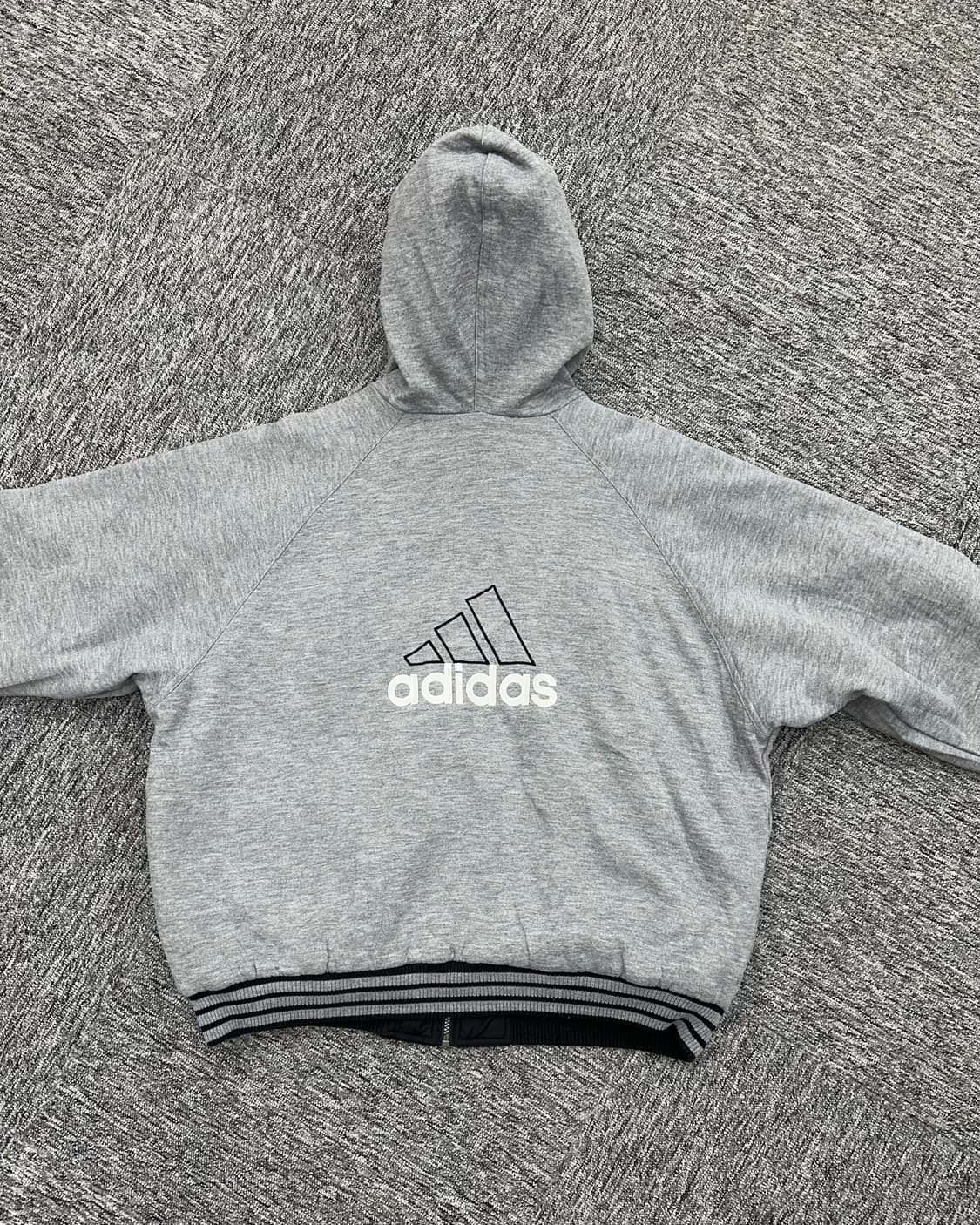 (2XL)90'S 아디다스 빅로고 양면 점퍼-M1115 상품이미지5