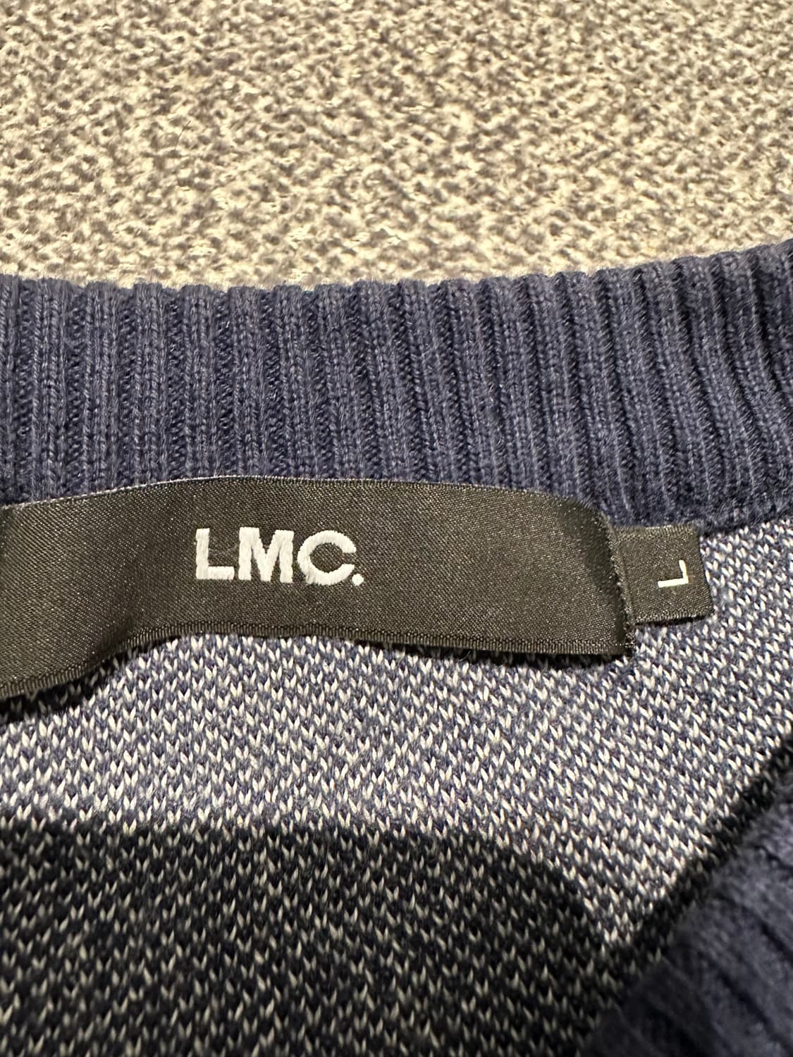 LMC 니트 네이비 L 상품이미지3
