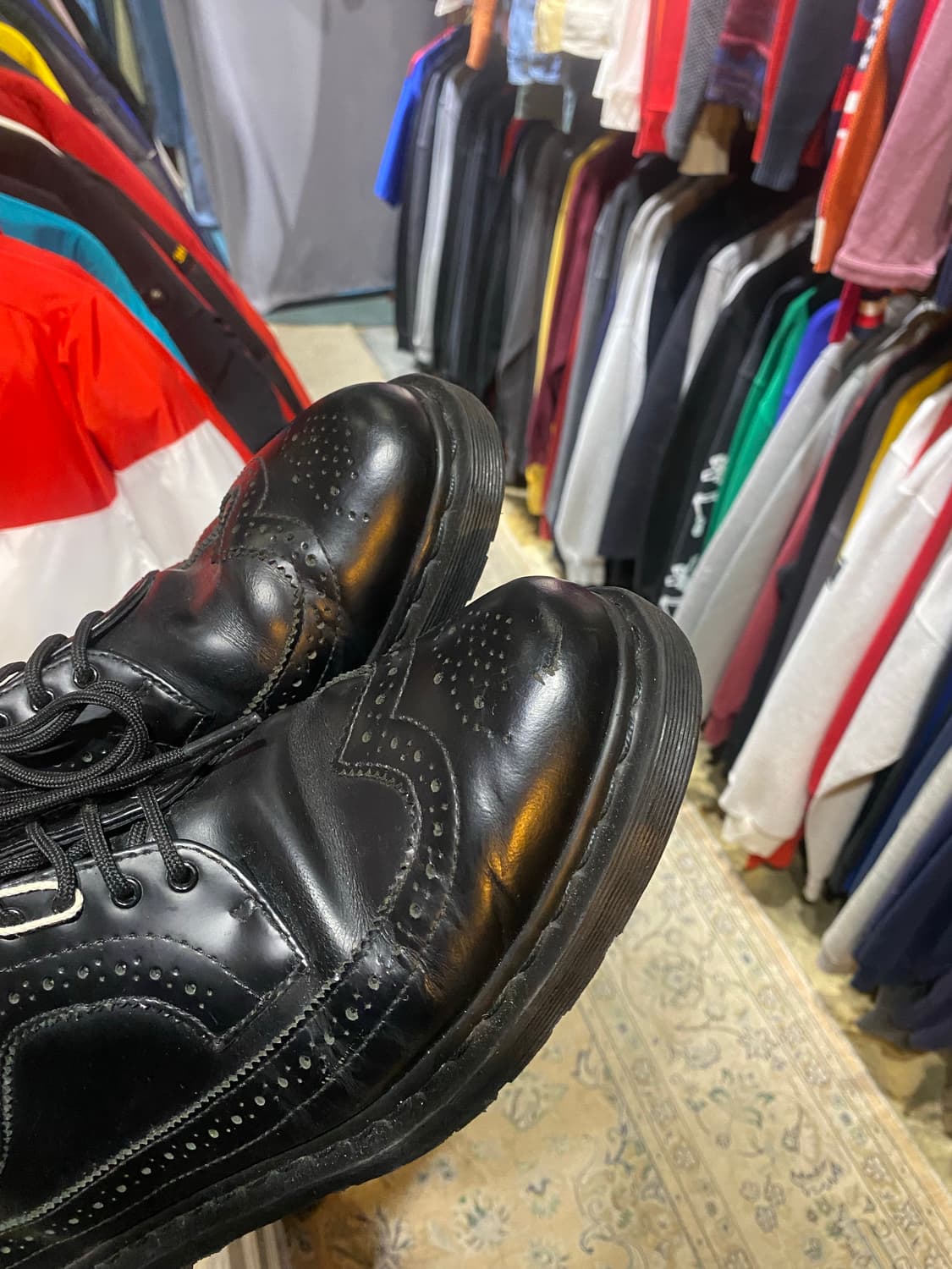 닥터마틴 3989 윙팁 블랙 상품이미지6