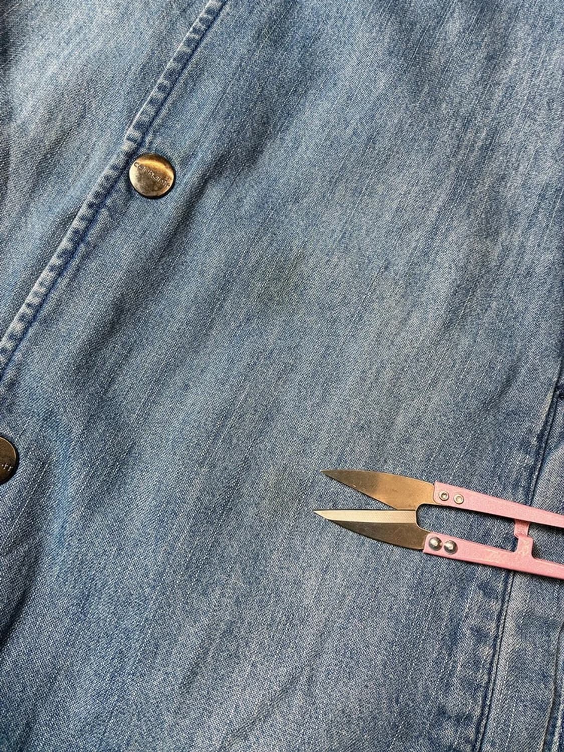 칼하트WIP 자수 로고 데님 코치 자켓 PN8023 상품이미지5