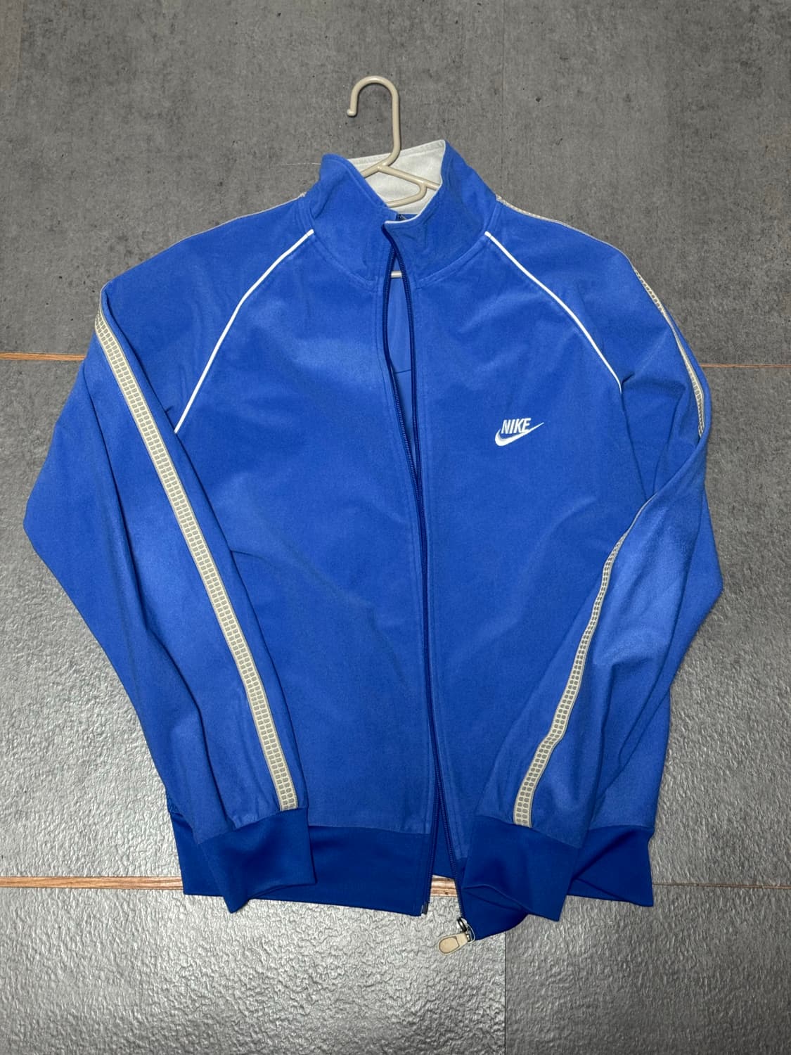 나이키 블루 벨벳 트랙탑 XXL 상품이미지1