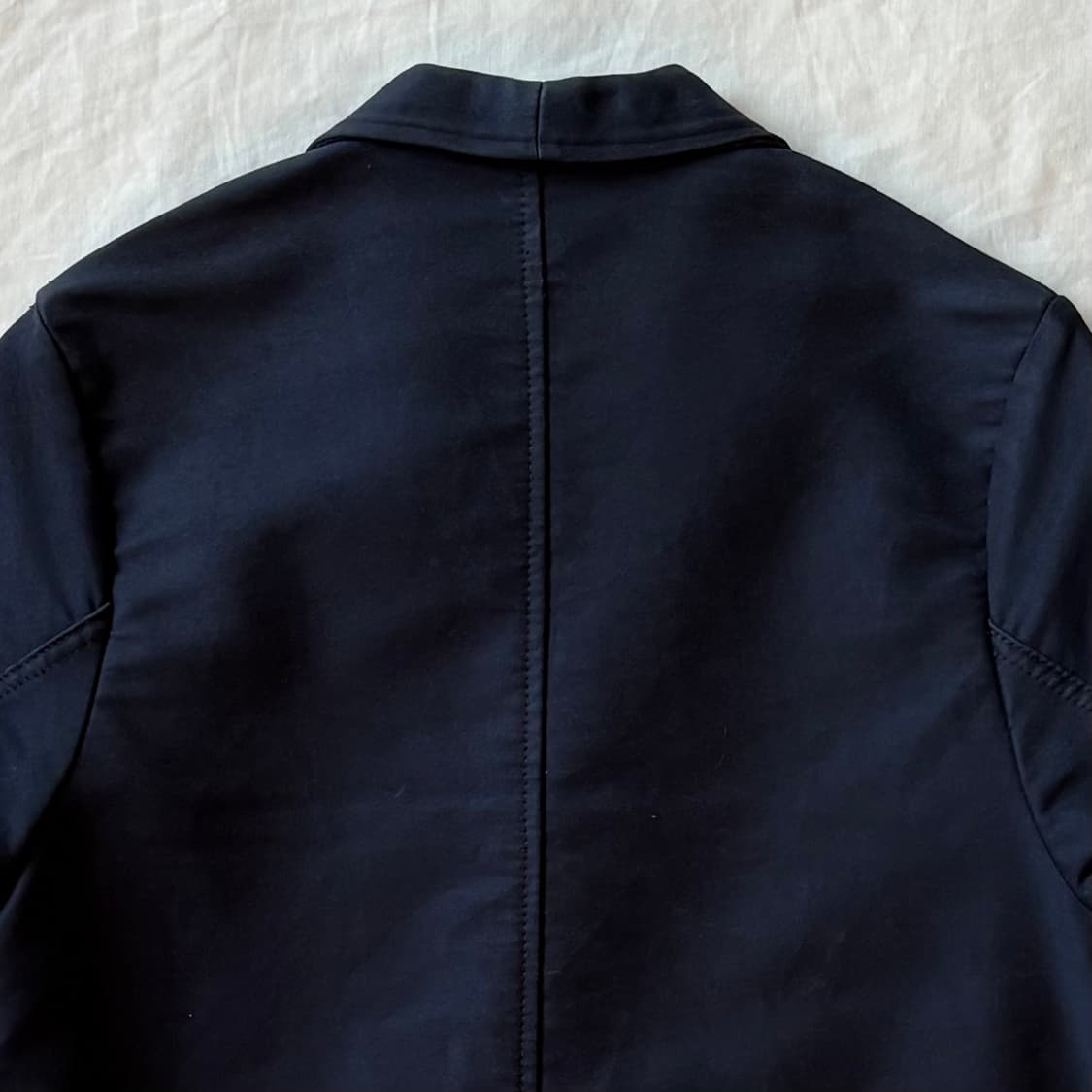 [44-44반] FRANCE 프렌치 블랙 헤비 몰스킨 자켓 상품이미지9