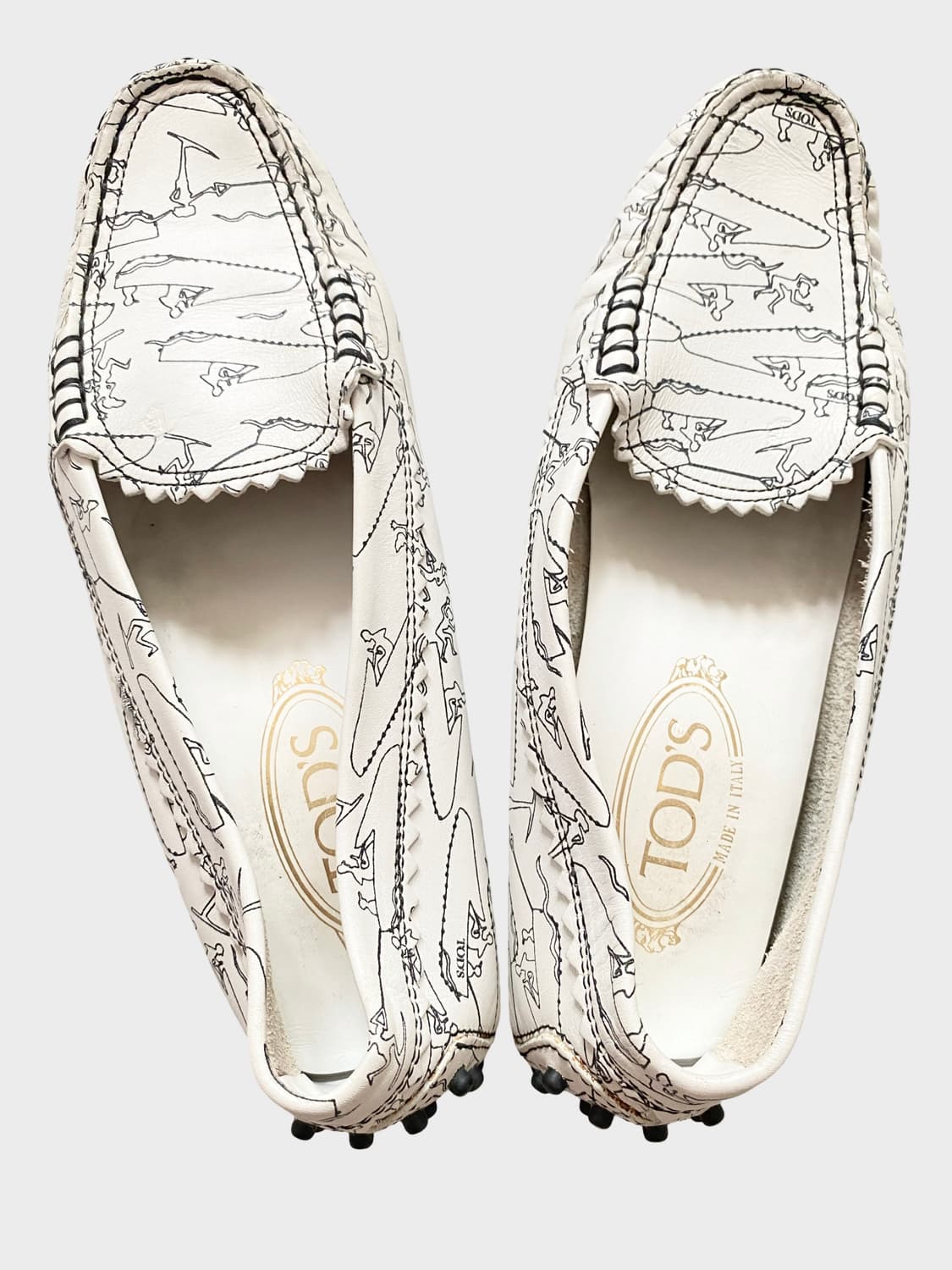 [토즈] 고미노 여성 드라이빙 슈즈 서핑 프린트 (정품 37사이즈) 상품이미지4