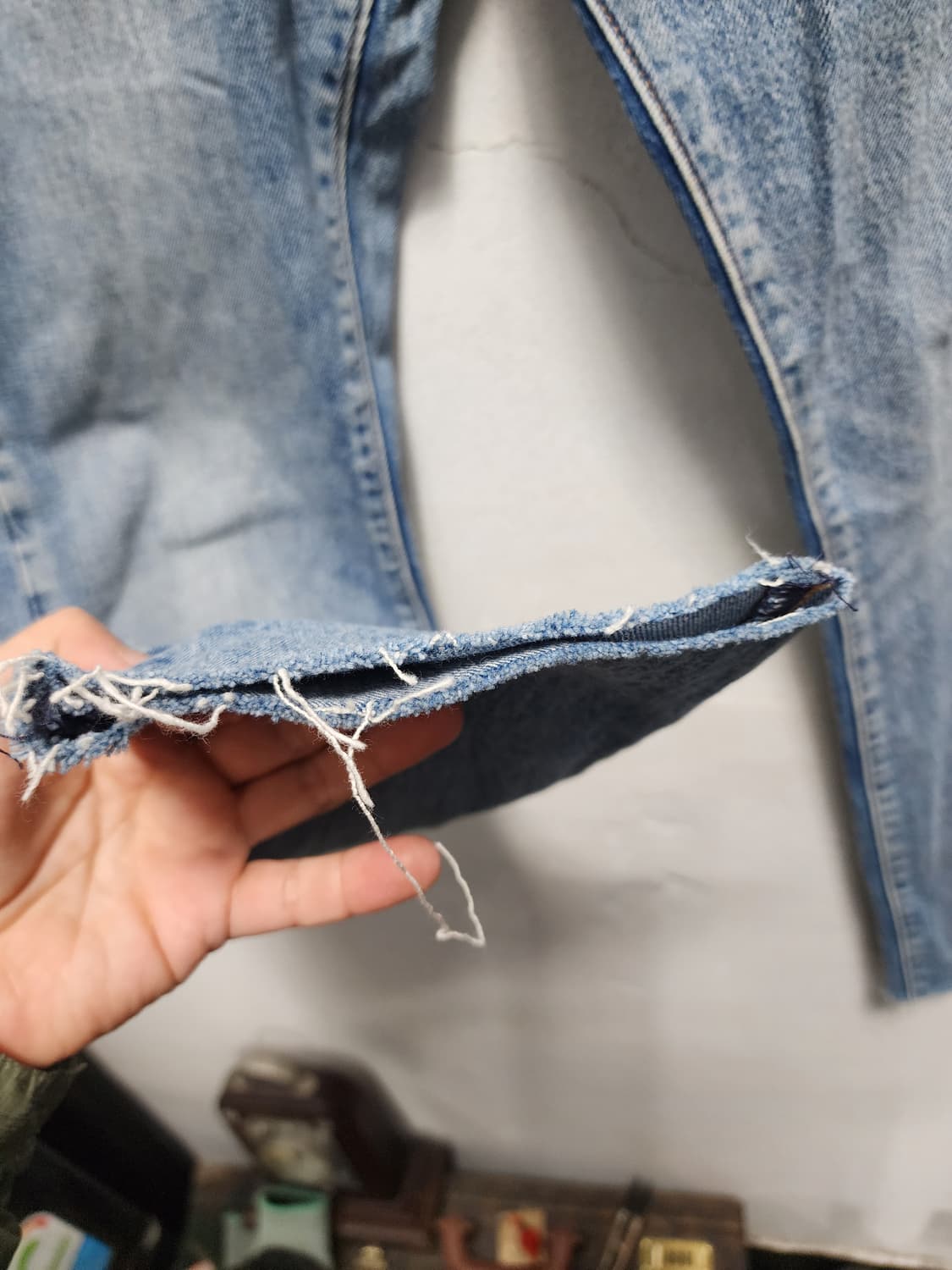 리바이스 501ct 컷팅진 청바지 상품이미지3