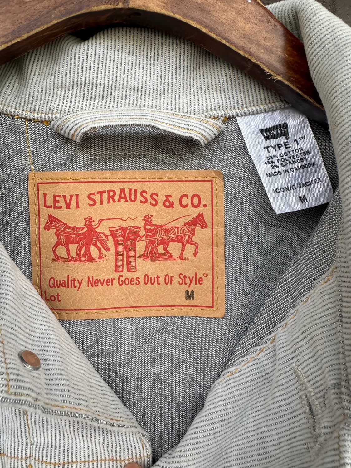 리바이스Type 1 아이코닉 재킷 상품이미지4