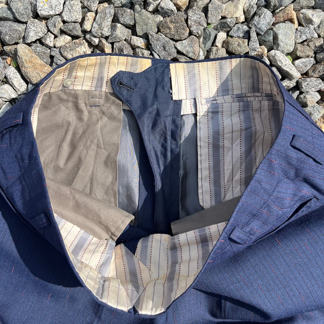 miyukikeori 빈티지 핀스트라이프 팬츠 (실측확인) 상품이미지6