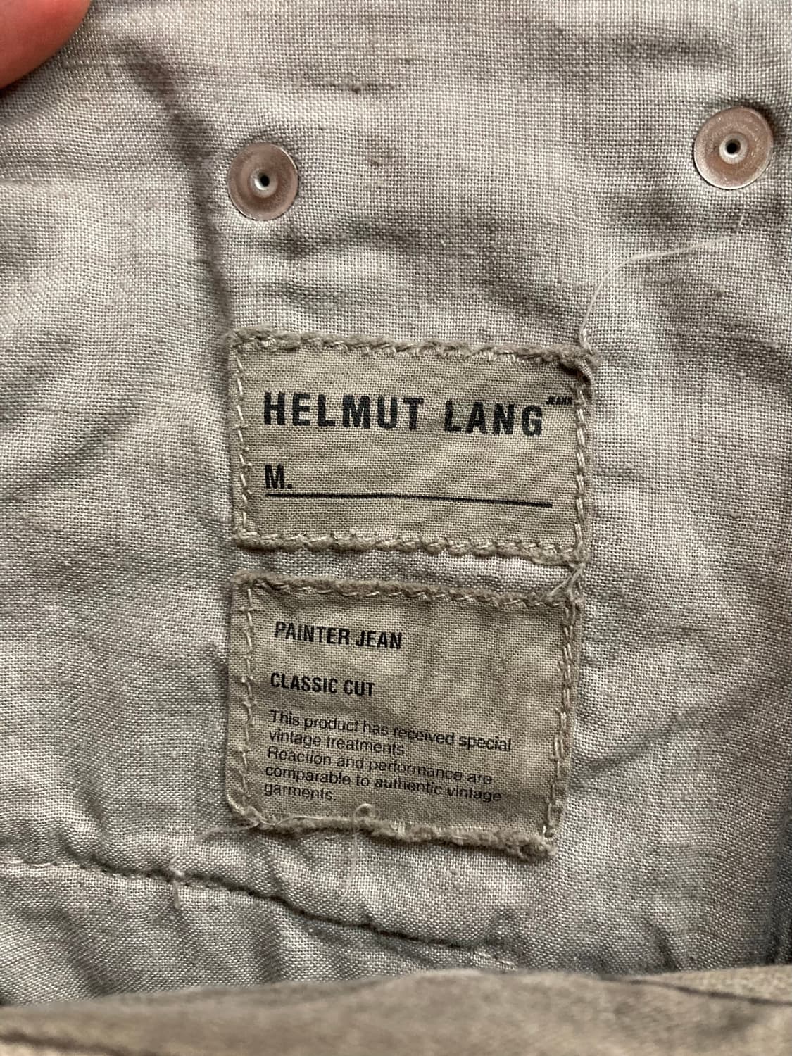 헬무트랭 1998 아카이브 페인터 진 상품이미지3