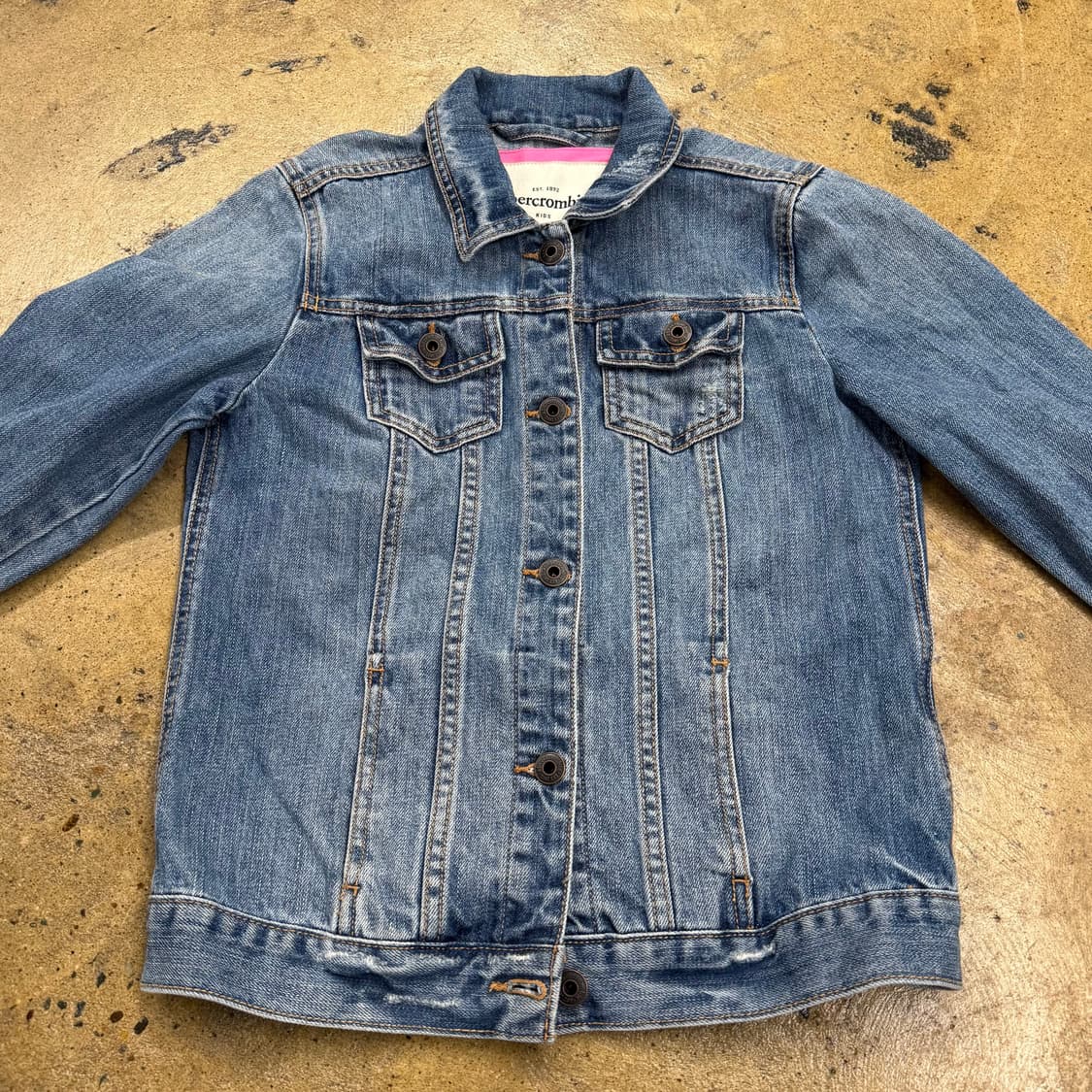 [정품/XL] 아베크롬비 키즈 데님 청자켓 b19 상품이미지3