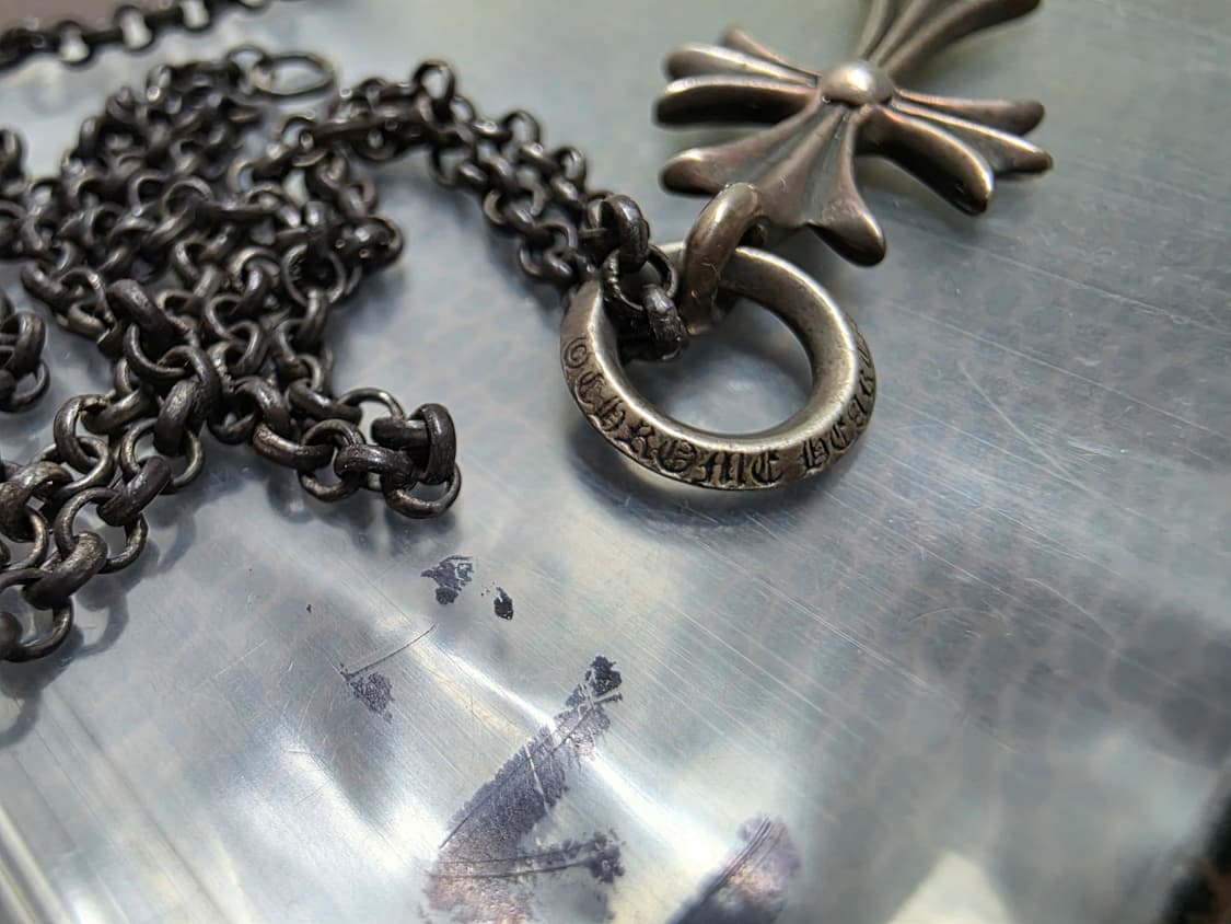 한스룸 크롬하츠 타이니 크로스 펜던트 풀박스 상품이미지4