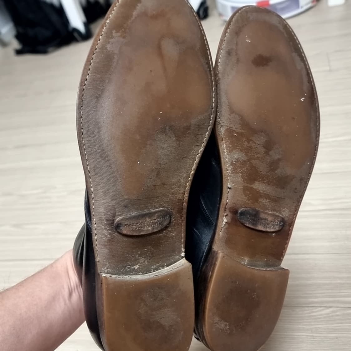 폴로 랄프로렌 블랙 가죽 남성 추카부츠(10d) 상품이미지3