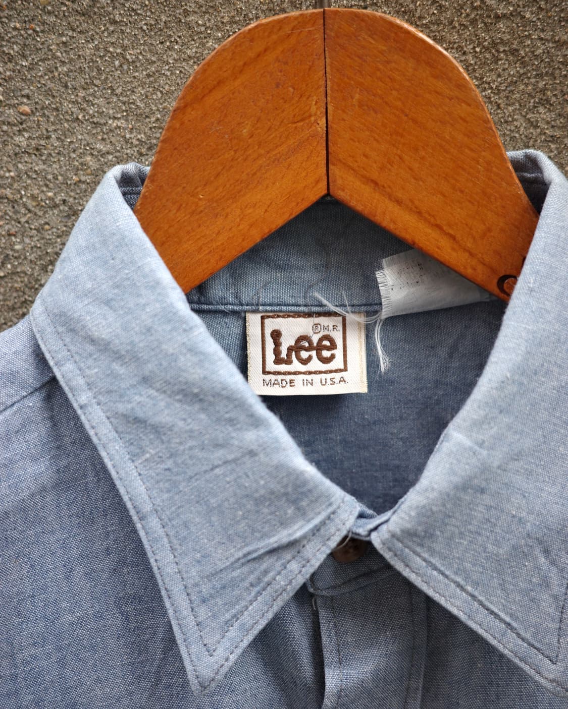 70-80‘s Lee 샴브레이 셔츠 상품이미지2