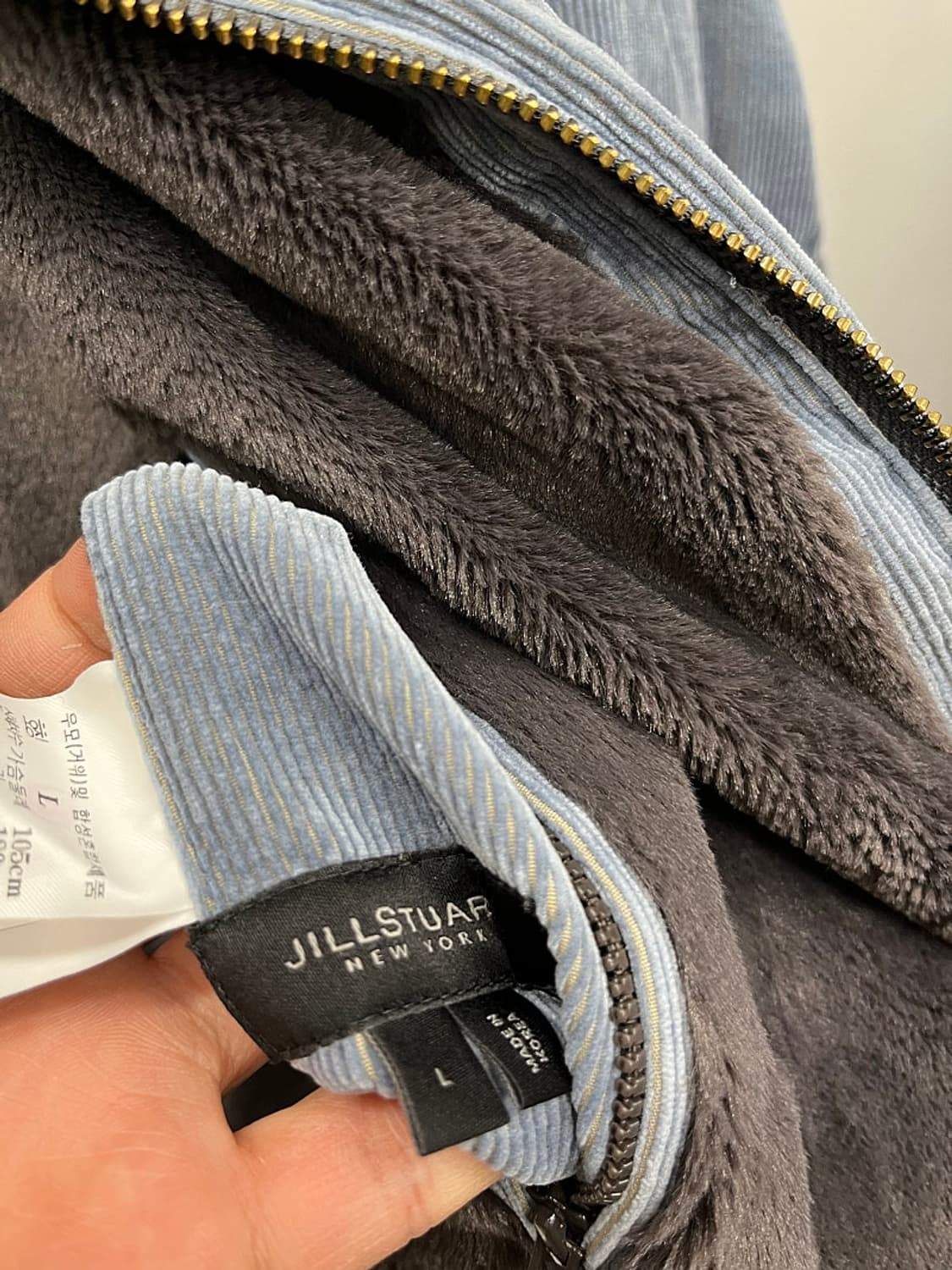 105) 질스튜어트 헤비 코듀로이 패딩 상품이미지8