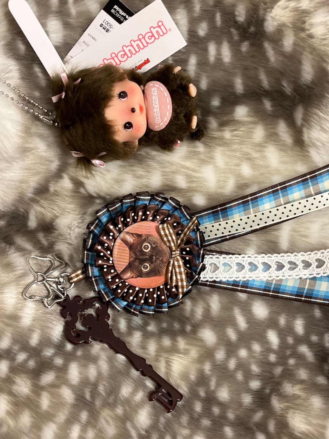 🐈‍⬛ 초코캣 로제트 키링 🌀 상품이미지2