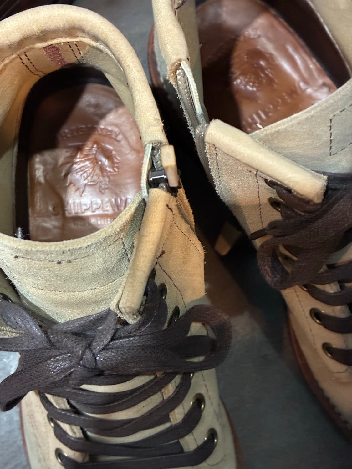 치페와 스웨이드부츠 상품이미지2