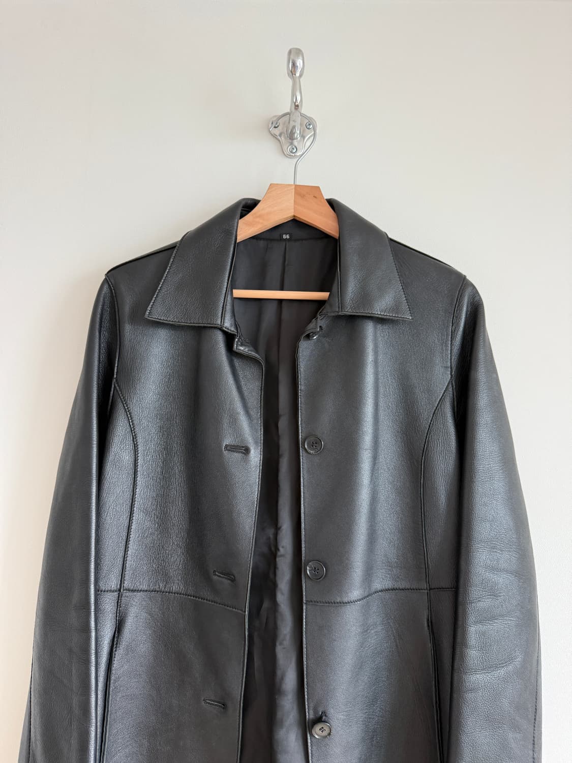 Pre owned 램스킨 코트 상품이미지2