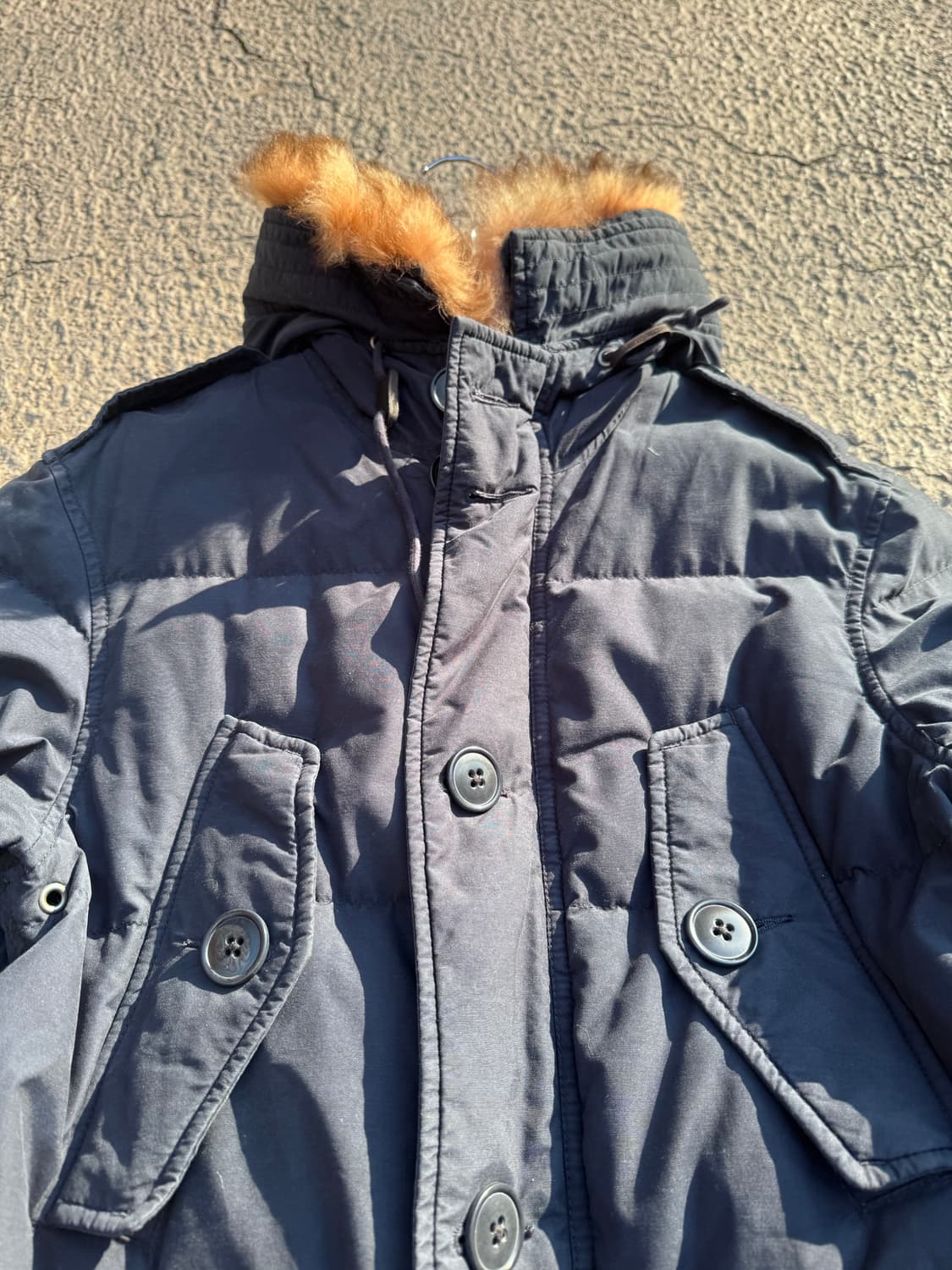 00's 폴로랄프로렌 퍼 트리밍 헤비 다운 파카 B 35 상품이미지4