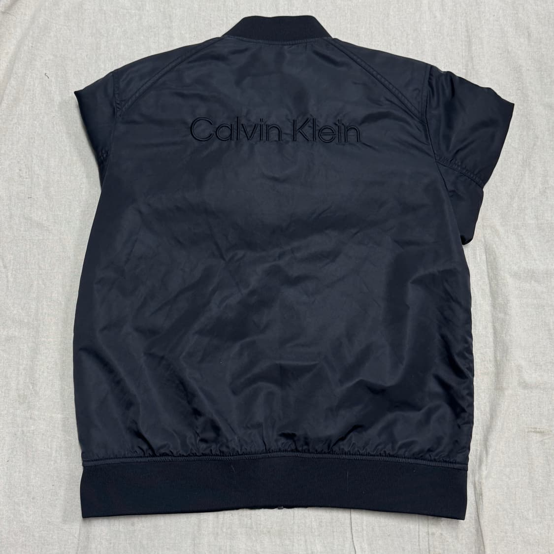 캘빈클라인 퍼포먼스 백자수 항공점퍼 L 상품이미지3