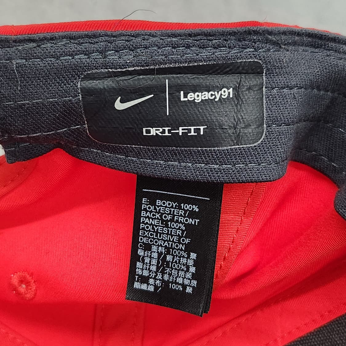 나이키 레거시 91 드라이핏 볼캡 레드 프리 상품이미지7