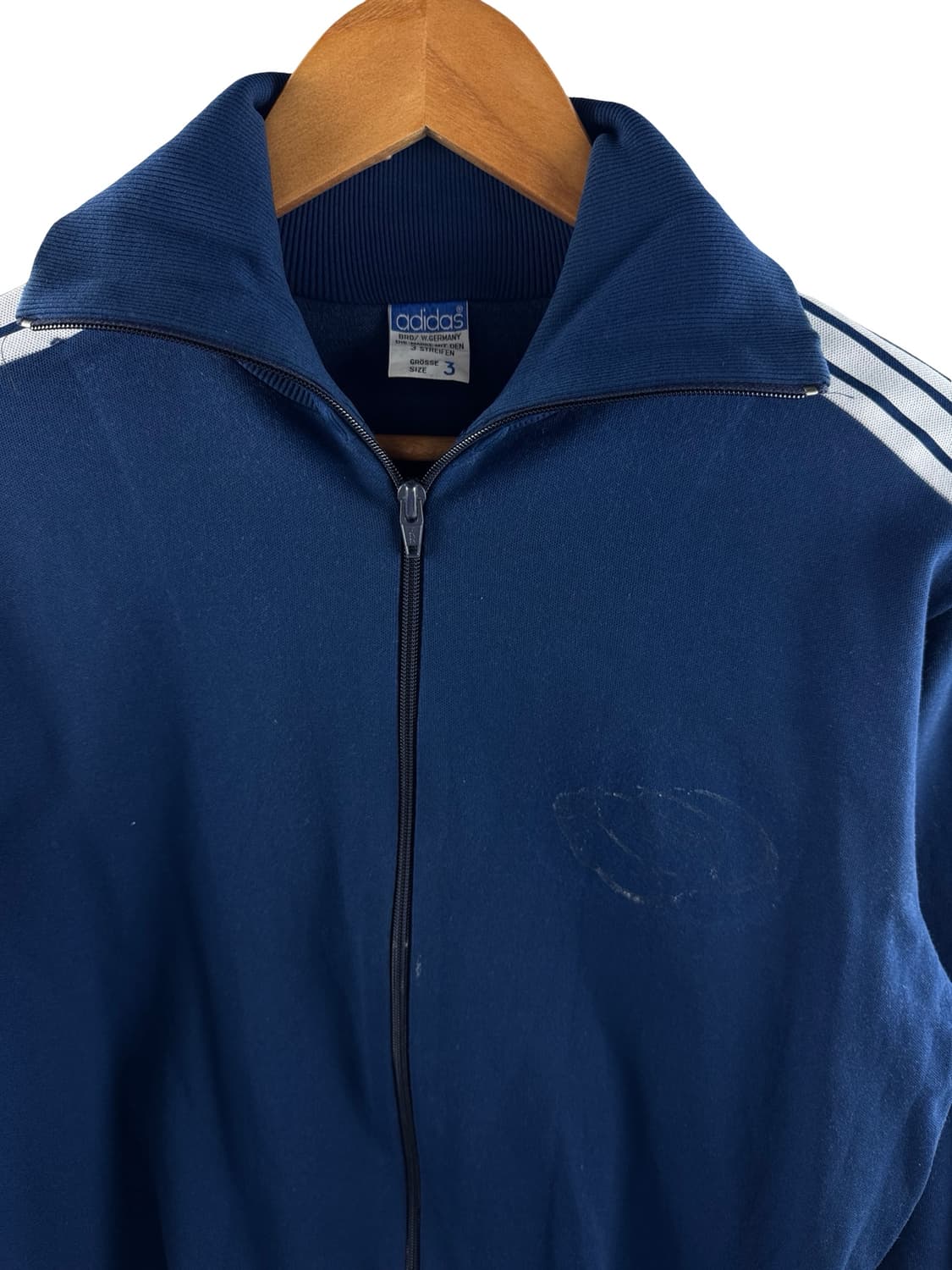 70s 아디다스 서독제 네이비 트레포일 져지2905 상품이미지3