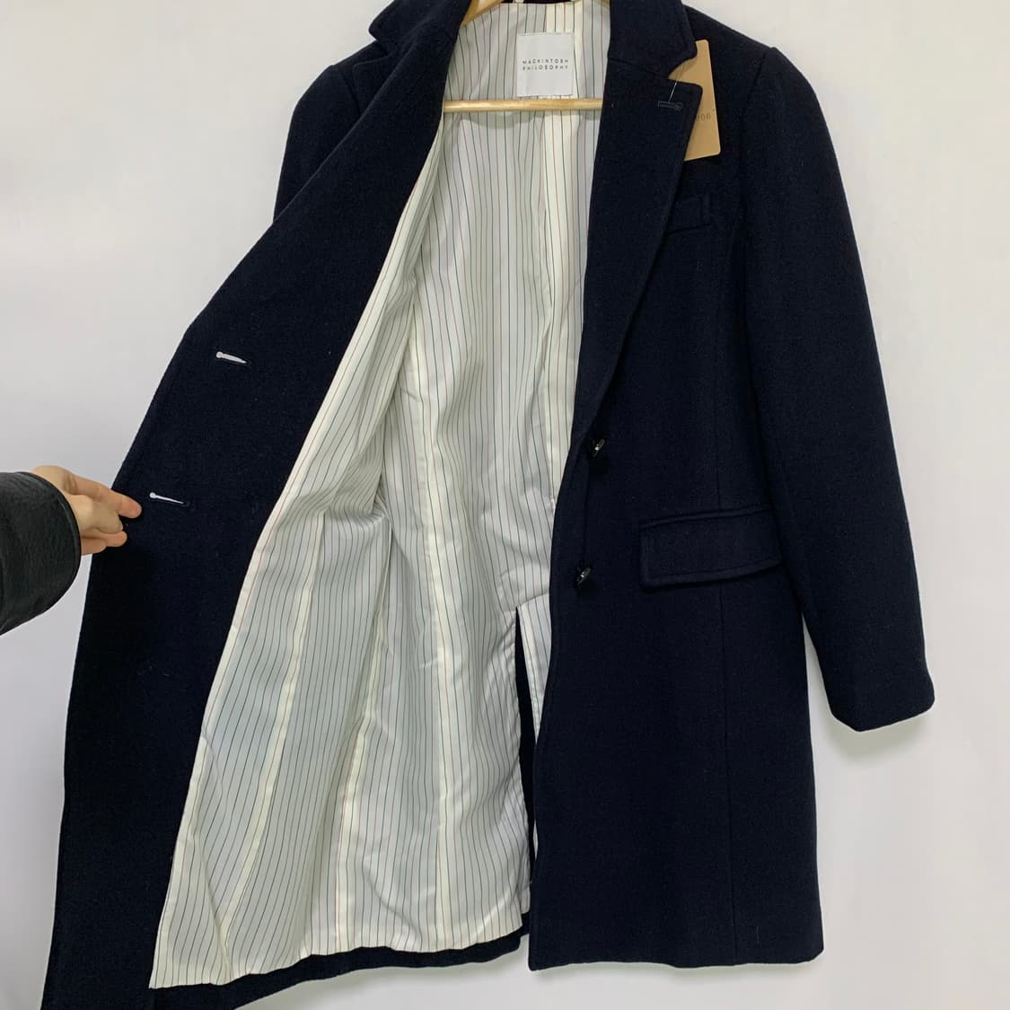 MACKINTOSH 매킨토시 빈티지 네이비 코트 38 사이즈 상품이미지10