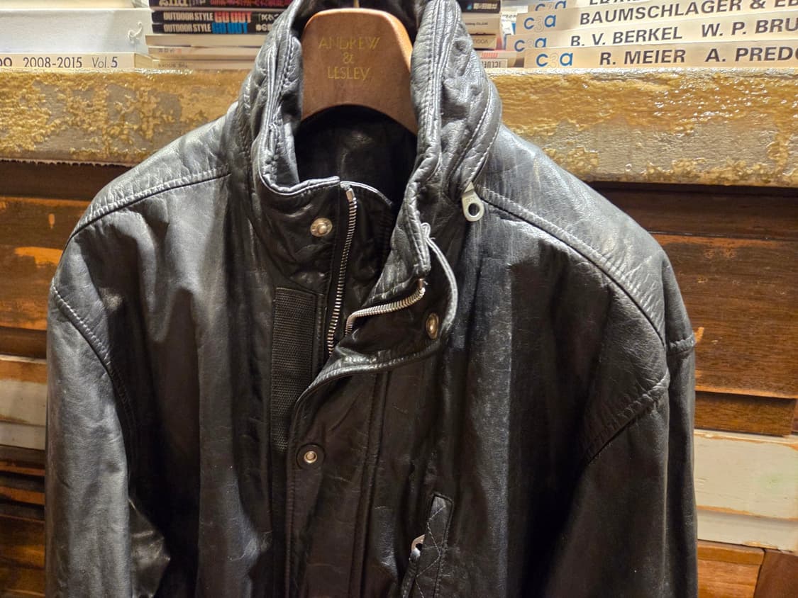 90'S 베르사체진 레더자켓 상품이미지3