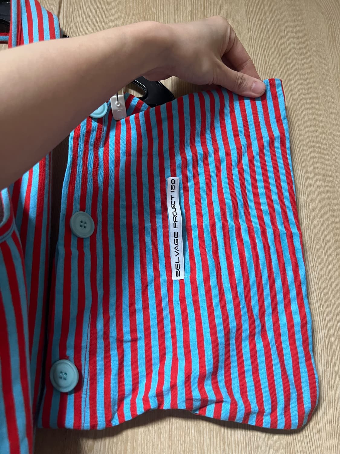 셀비지프로젝트 3/100 stripe bag 상품이미지3