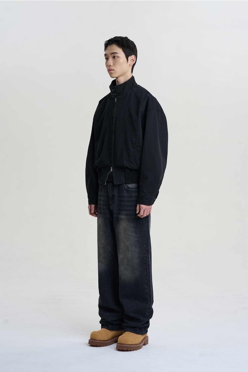 노이즈 워시드 헤링턴 점퍼 상품이미지3