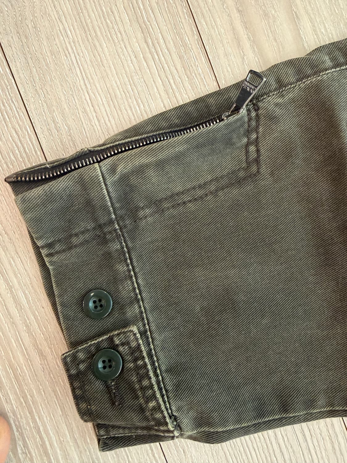 돌체앤가바나 2011-2012 FW 카키 카고 면팬츠  상품이미지2