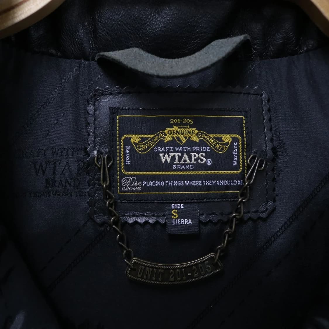 WTAPS 08A/W  가죽 울 혼방 다운 베스트  61692 상품이미지2