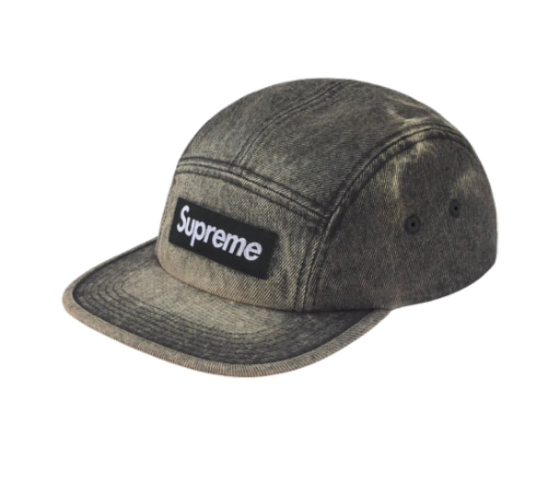 슈프림 데님 캠프캡 워시드 블랙 상품이미지1