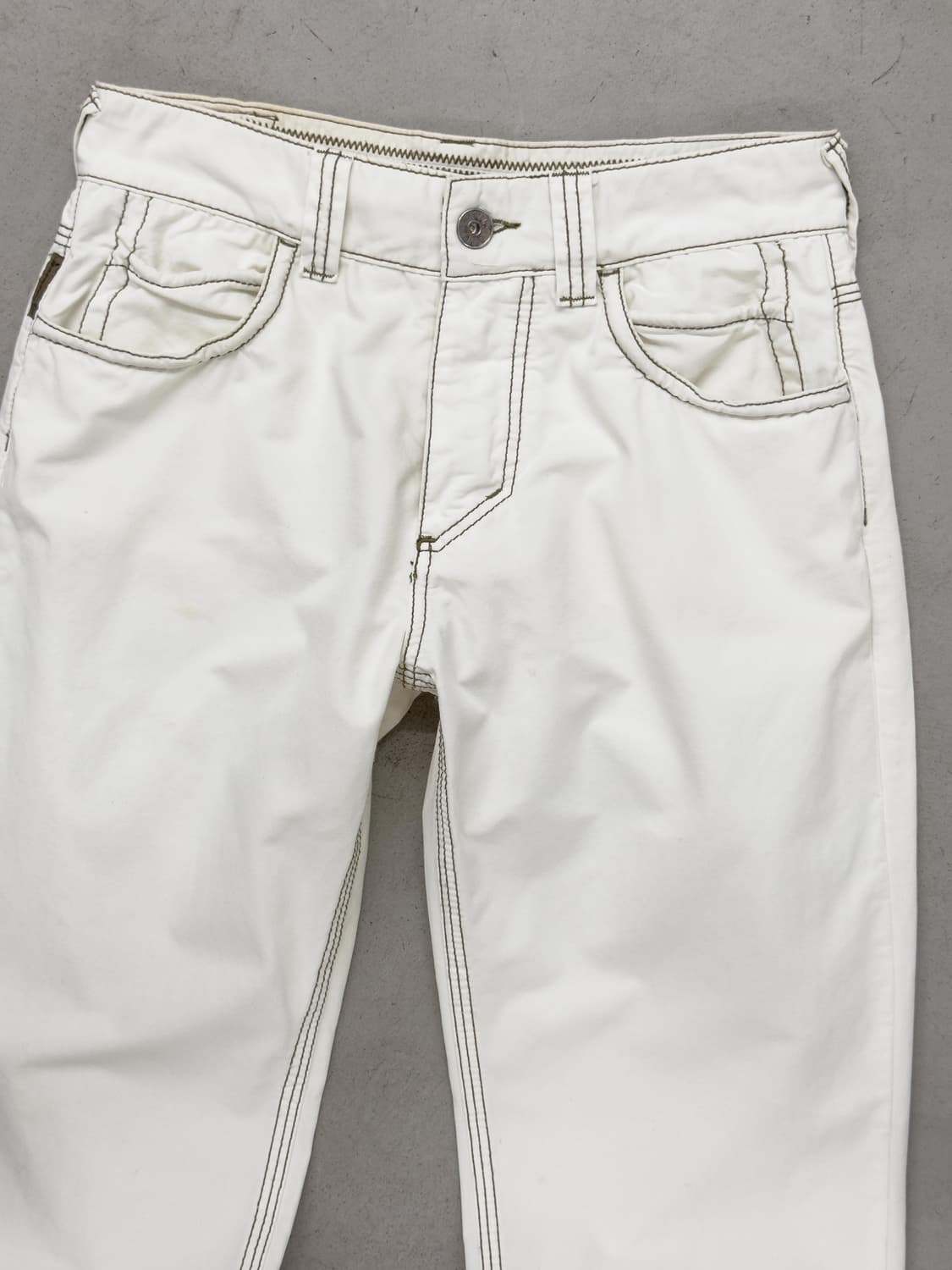 아르마니 진스 화이트 팬츠 상품이미지2