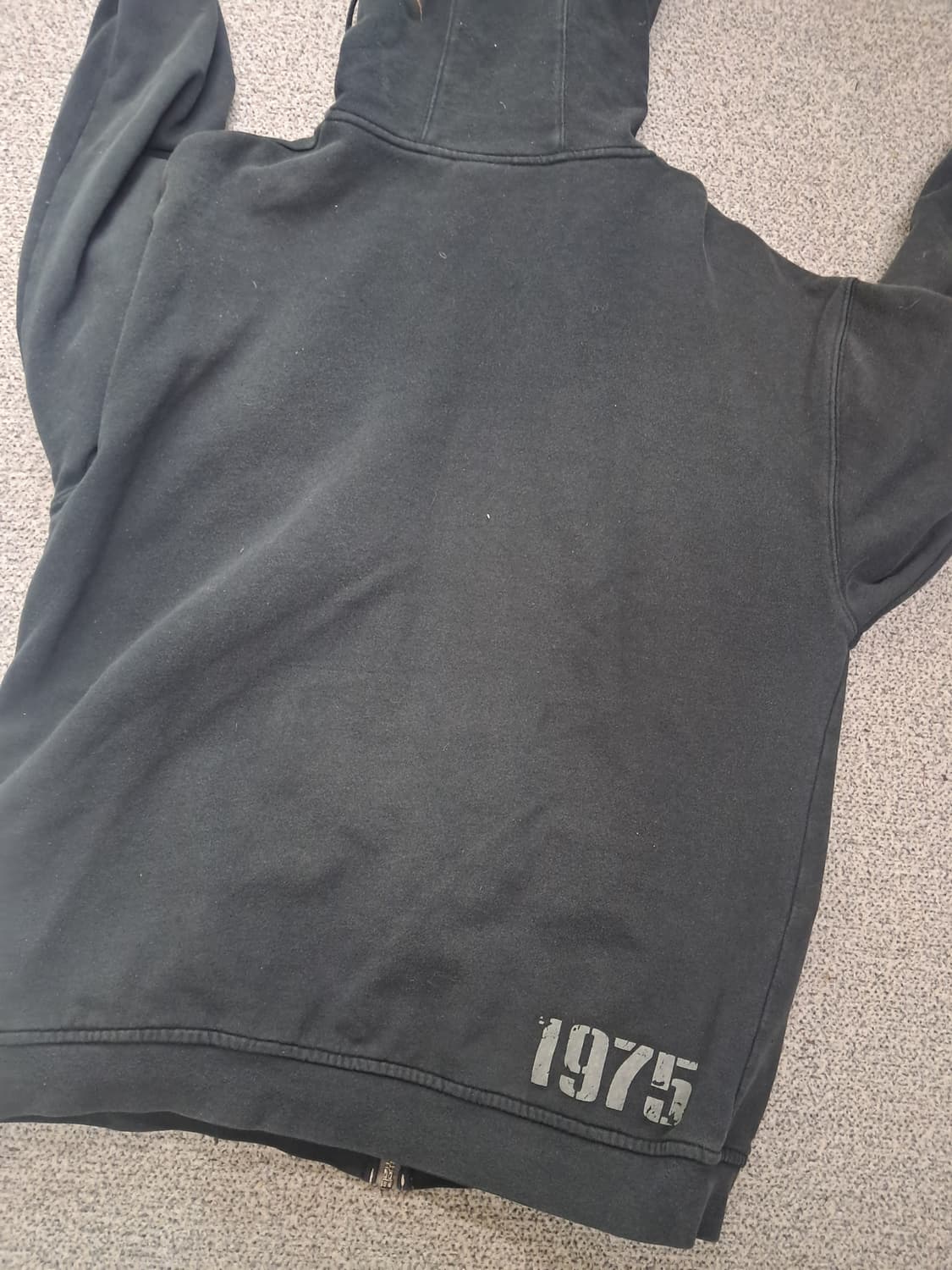 오클리 블랙 빅로고 아카이브 후드 집업 상품이미지6